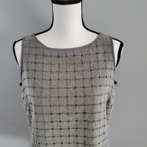 J'Envie New York Sleeveless Gray Top 10 NWT - Picture 3 of 7
